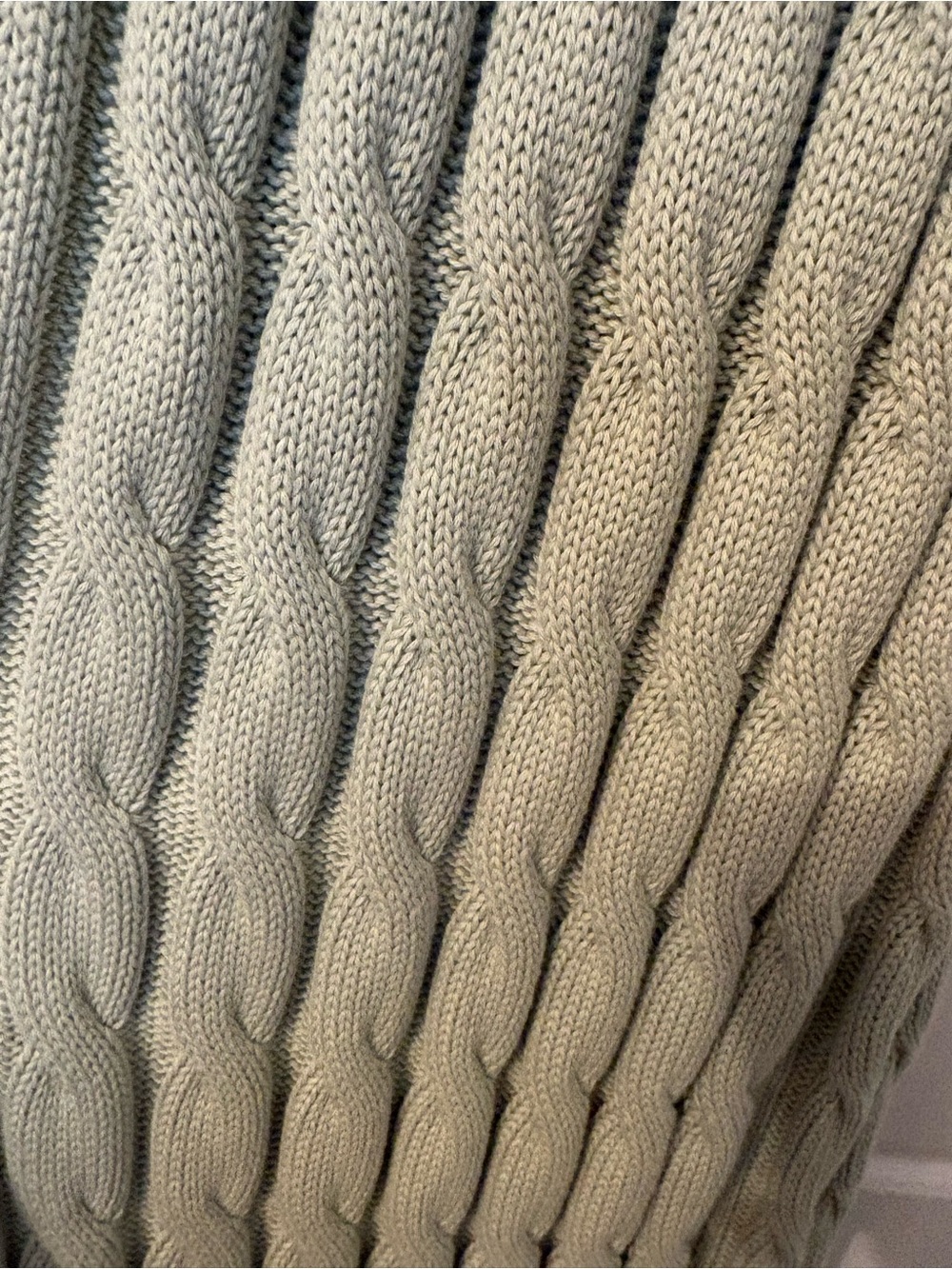 Anthropologie Sage Green Cable-Knit Long Cardigan - Picture 2 of 5